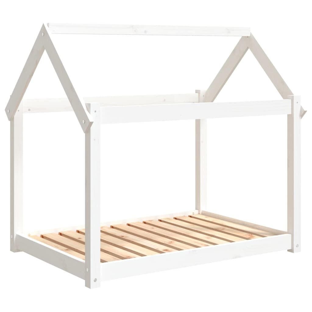 Hondenmand Grenenhout Wit 101x70x90 cm - 54% Korting