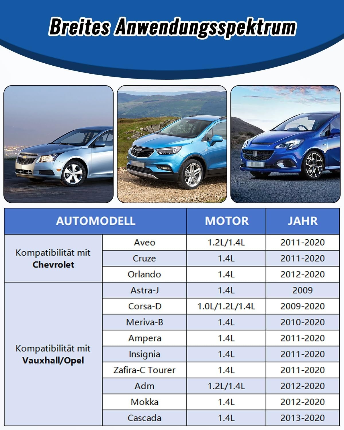 Distributie Afstelgereedschap Set Chevrolet/Opel 1.0-1.4 (33% korting)