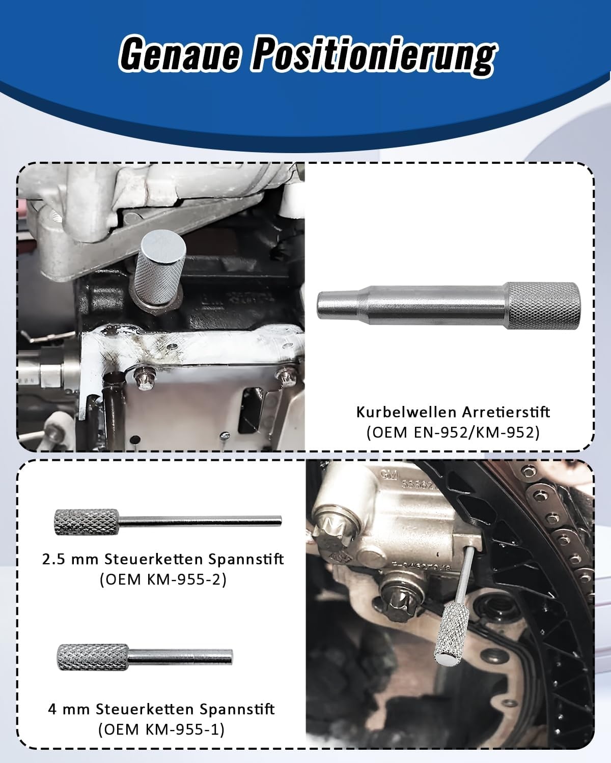 Distributie Afstelgereedschap Set Chevrolet/Opel 1.0-1.4 (33% korting)