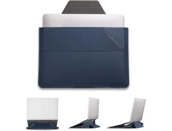 MOFT Laptop Sleeve & Standaard Donkerblauw (14") - 34% Korting