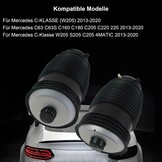 2x Achterluchtvering Mercedes W205 (2013-2020) - 35% Korting