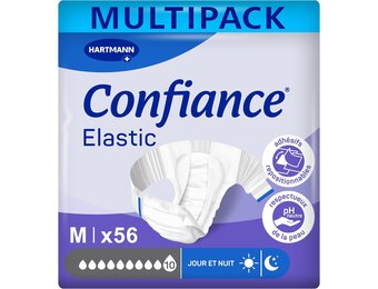 Hartmann Confiance Elastic Incontinentiebroekjes - Maat M - Wit (56 stuks)
