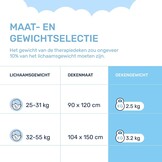 Roze Verzwaringsdeken Kinderen 90x120 cm (2.5 kg) - Hypoallergeen, 57% Korting