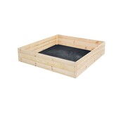 Moestuinbak Hout 80x80x30 cm - Inclusief Gronddoek - 23% Korting