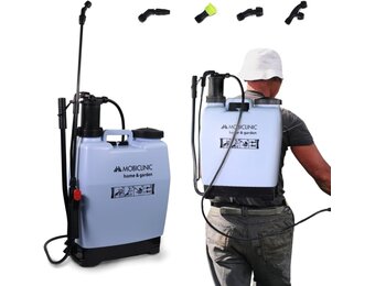 Mobiclinic®, Sproeirugzak, Fumibug, 16 L, Tuinieren, Pompdruk, 4 Verstelbare Spuitmonden, Lichtgewicht 2 kg, Spuit, Irrigatie, Ongediertebestrijding, Plantenverzorging, Fumibug