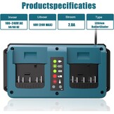 KUNLUN Charger for Bosch Professional 18V Li-Ion Battery Double Charger compatible with Bosch 18V GBA System BAT609 BAT610G BAT618G BAT619 BAT621