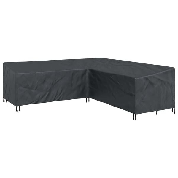 vidaXL Hoes voor tuinmeubelen Zwart 270 x 270 x 80 cm 210D Oxford Stof