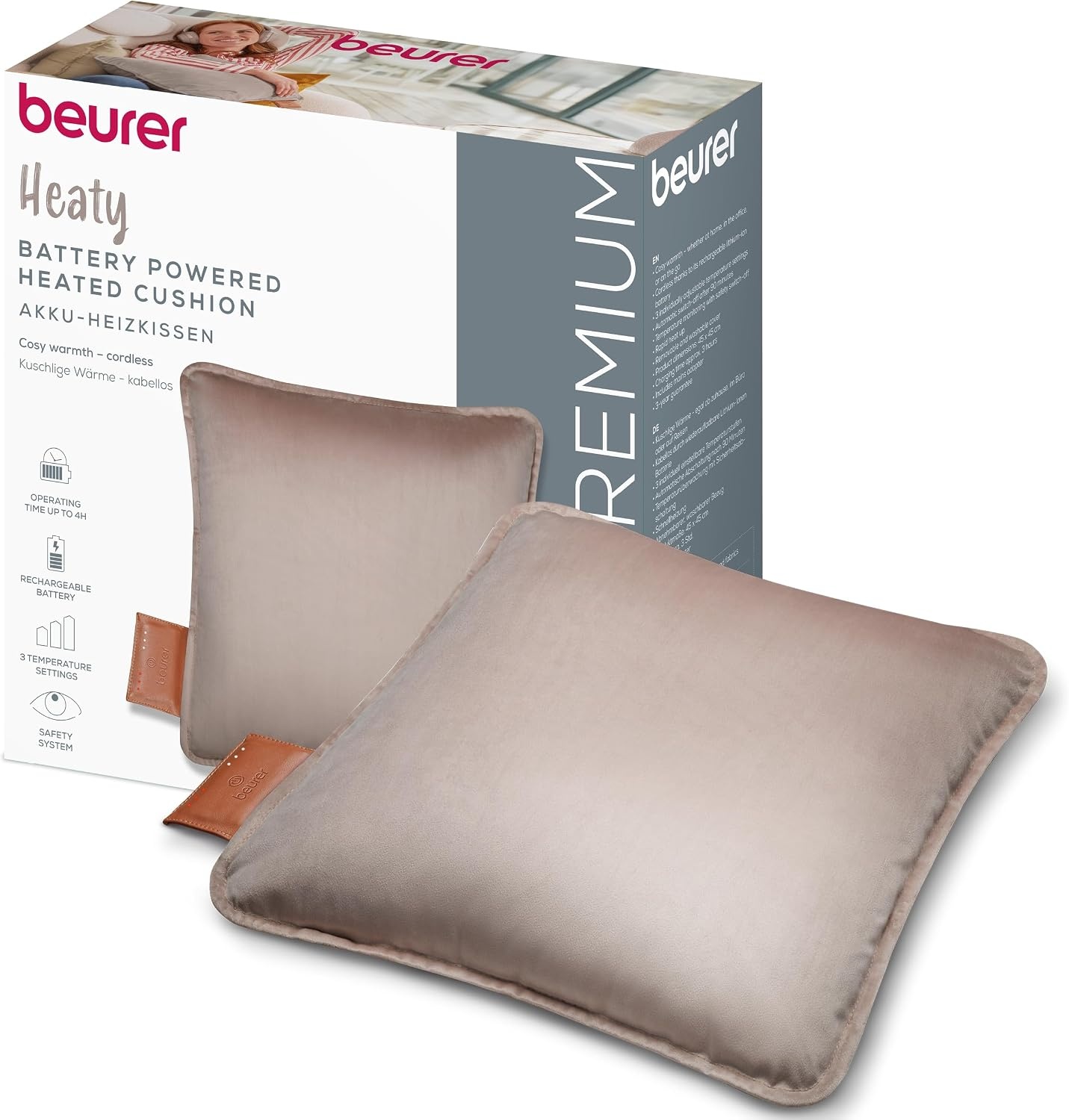 Draadloos Warmtekussen met Accu - 60% Korting!