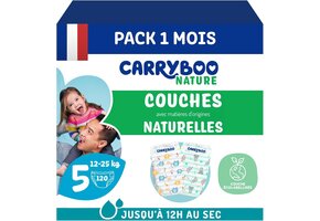 51% Korting: Ecologische Wegwerpluiers Maat 5 (12-25 kg) - 120 Stuks