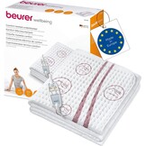 Comfortabele Beurer elektrische onderdeken UB 90, soepele elektrische onderdeken, twee apart instelbare temperatuurzones