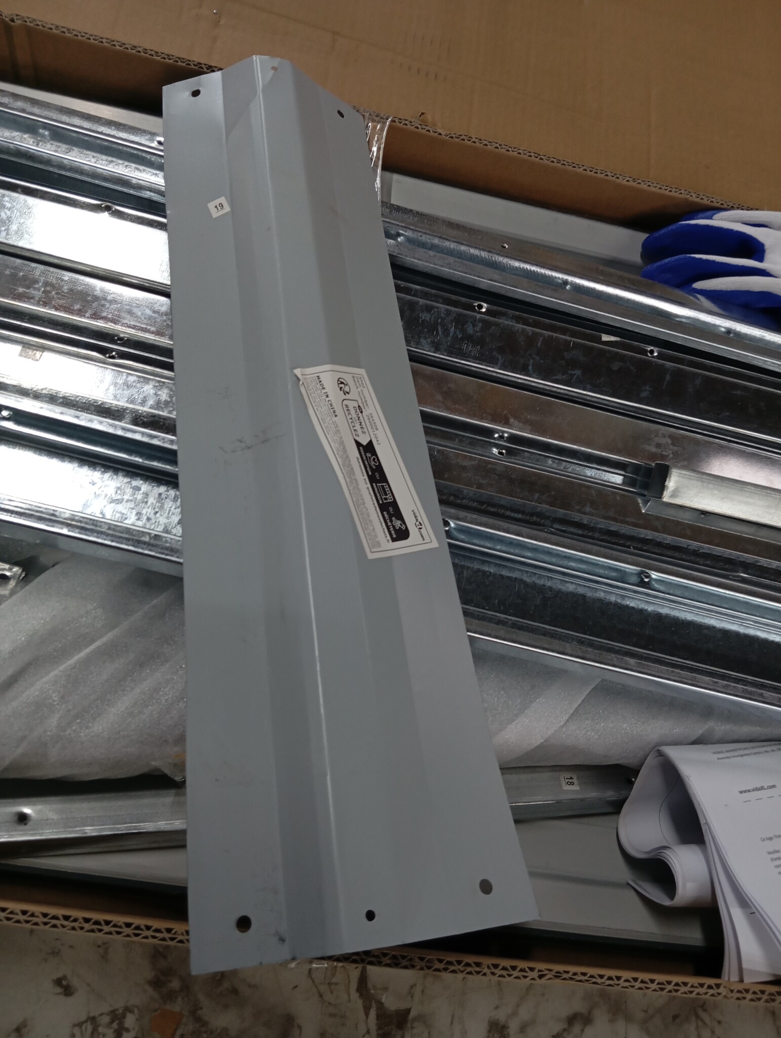 vidaXL Tuinschuur 191x130x198cm Staal Antraciet - 55% Korting
