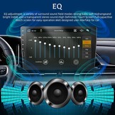 Single Din Car Radio with Carplay & Android Auto, 9 inch Touch Screen Stereo with EQ, Bluetooth, FM Radio,1080P, SWC+Mic+Reverse Camera