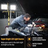 RIGIDON 200W LED Bouwlamp met Telescopisch Statief - 20.000 Lumen