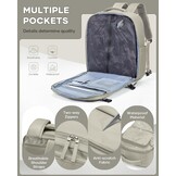 SZLX Vacuum Rugzak Carry-on Bagage Vrouwen,Airbag Rugzak Met Vacuümsysteem Voor Reizen,Ryanair Travel Ruscksack Cabin Grootte Met Pomp Waterdichte Vacuümzak Voor Mannen