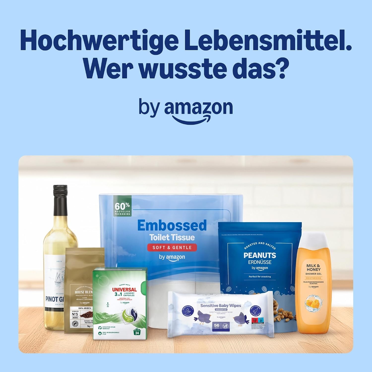 by Amazon Classic Toilettenpapier, 3-lagig, 10 Rollen (10 Rollen, 1er-Pack), 200 Blatt pro Rolle, FSC-zertifiziert - Maat 10 Rolle (1er Pack)