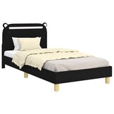 vidaXL Kinderbed Zwart 90x190cm - 59% Korting!