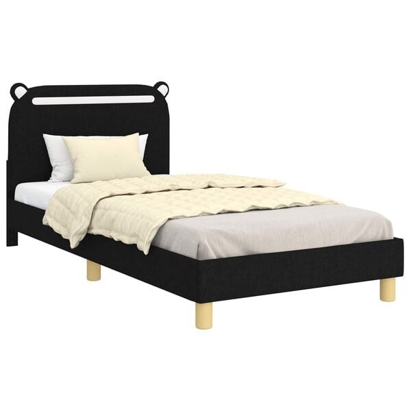 vidaXL Kinderbed Zwart 90x190cm - 59% Korting!
