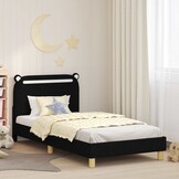 vidaXL Kinderbed Zwart 90x190cm - 59% Korting!