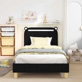 vidaXL Kinderbed Zwart 90x190cm - 59% Korting!