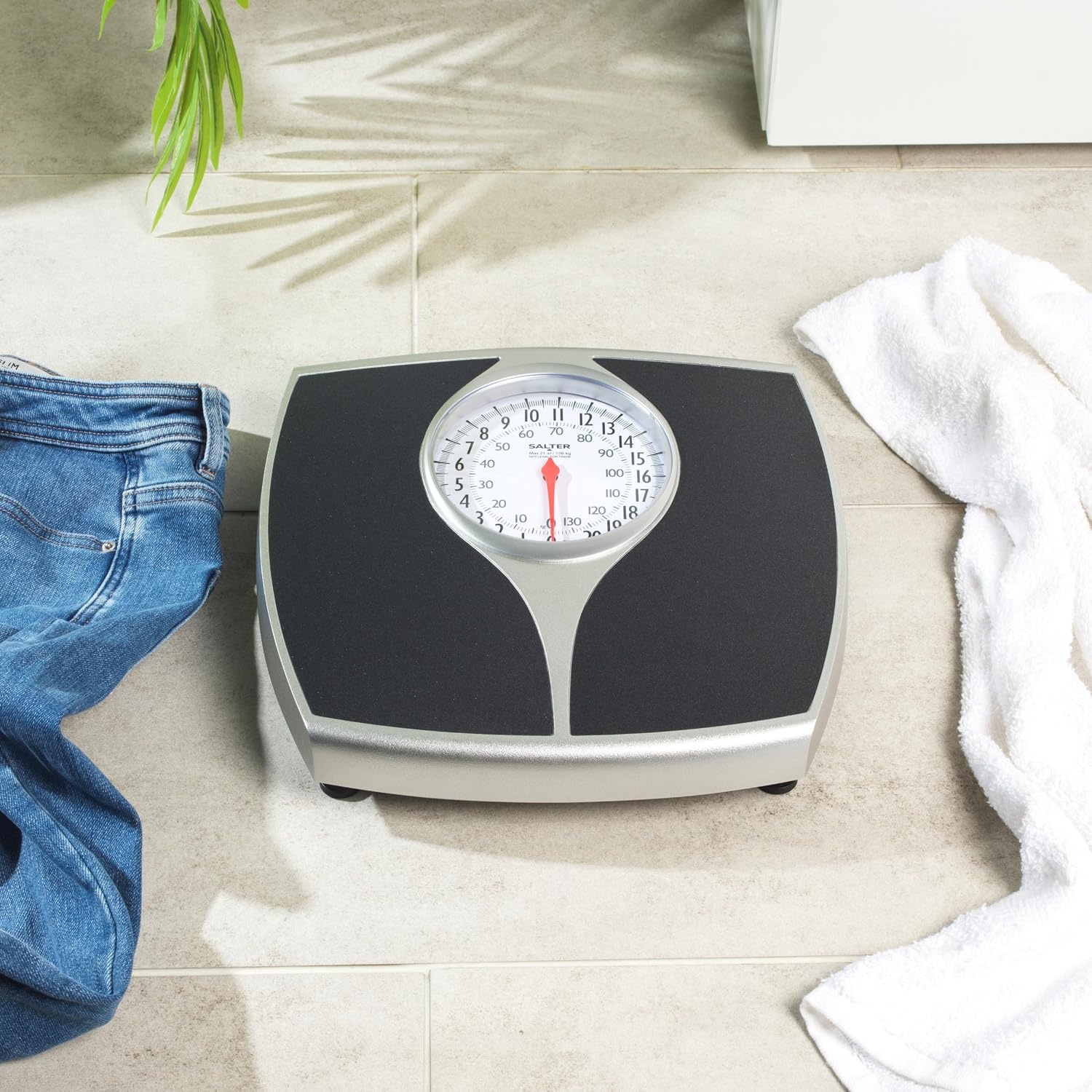 Mechanische Badkamerweegschaal 136kg - Geen Batterijen