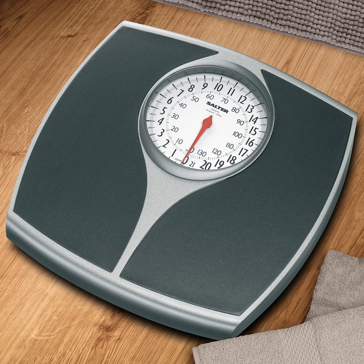 Mechanische Badkamerweegschaal 136kg - Geen Batterijen