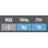 Mechanische Badkamerweegschaal 136kg - Geen Batterijen
