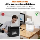 Papierversnipperaar P-4: 6 vellen, 6L bak - 59% korting