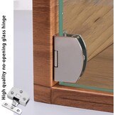 Zilveren Scharnieren Glasdeur (16 stuks) - 35% Korting!