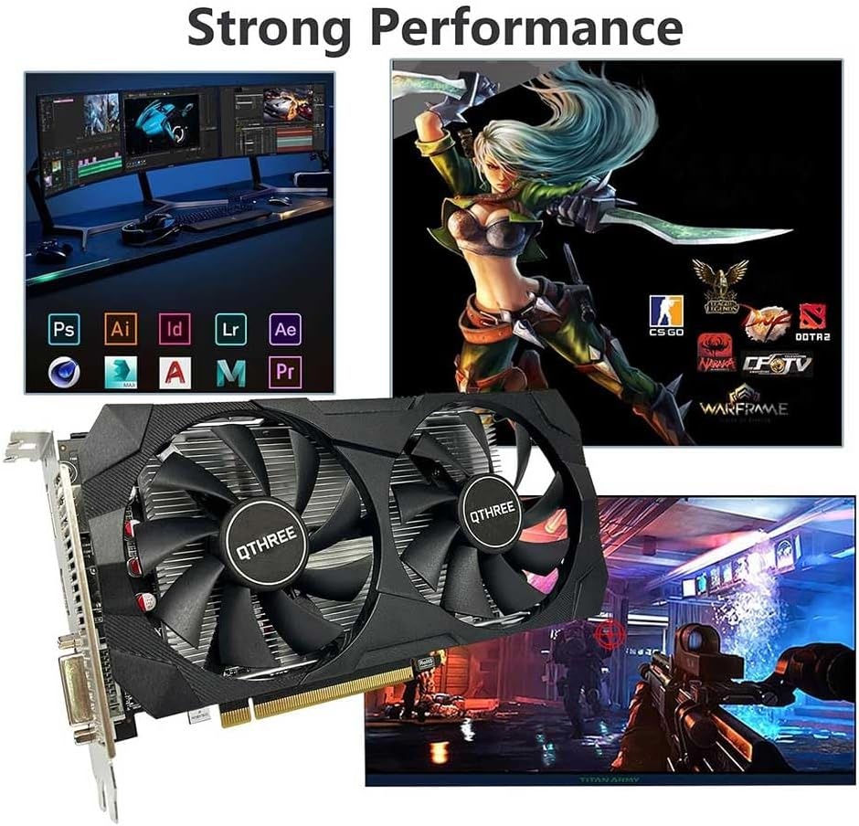 AMD Radeon RX 560 XT 8GB Videokaart | 4K | 3 Monitoren | -35%