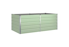 Pastelgroene Plantenbak Staal 195x100x45cm - 34% Korting!