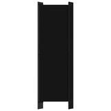 vidaXL Kamerscherm met 5 panelen 250x180 cm zwart