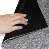 uyoyous Tapijttegels 20 stuks vloerbedekking van naaldvilt zelfklevende tapijttegel duurzame vloerbedekking zelfliggend duurzaam tapijt voor kantoor en bedrijf (50 x 50 cm)
