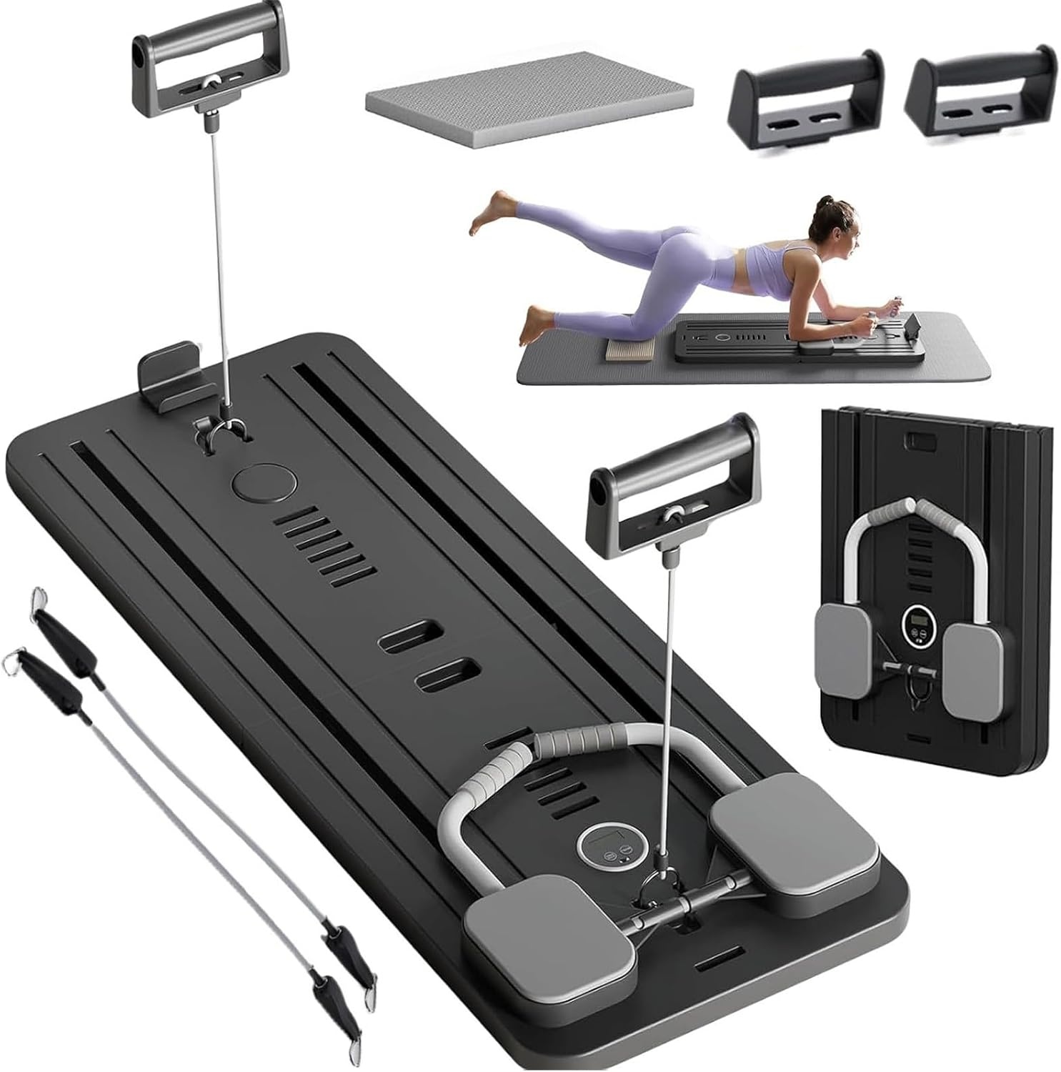 Pilates Trainingsset met Buikspierwiel & Timer - 61% Korting!