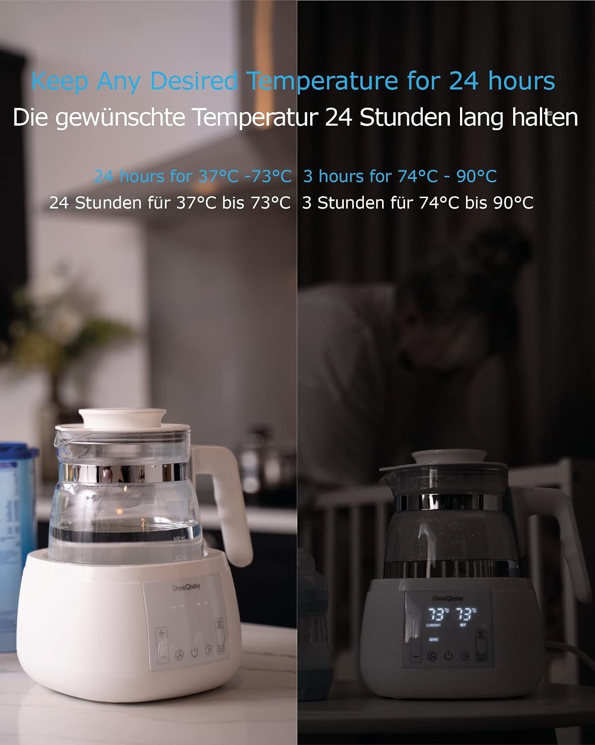 Geavanceerde babyflesbereidingsmachine voor babyvoeding (babyvoedingsketel)