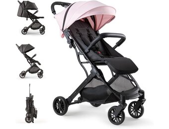 MINIMUM PLUS SPACE kinderwagen tot 22 kilogram - verwisselbare roze kap