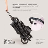 MINIMUM PLUS SPACE kinderwagen tot 22 kilogram - verwisselbare roze kap