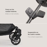 MINIMUM PLUS SPACE kinderwagen tot 22 kilogram - verwisselbare roze kap