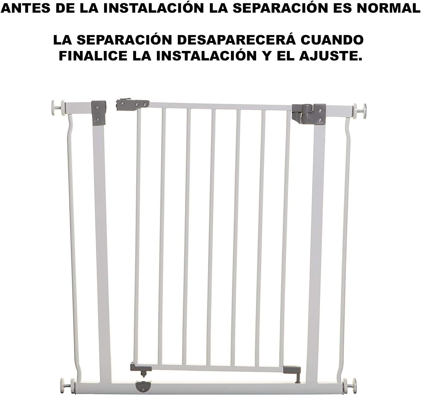 Babify Children's Safety Gate for Doors and Hallways, White