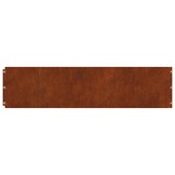 vidaXL Graskanten 20 st 25x103 cm flexibel weervast staal