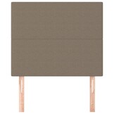 vidaXL Hoofdborden 2 st 90x5x78/88 cm stof taupe