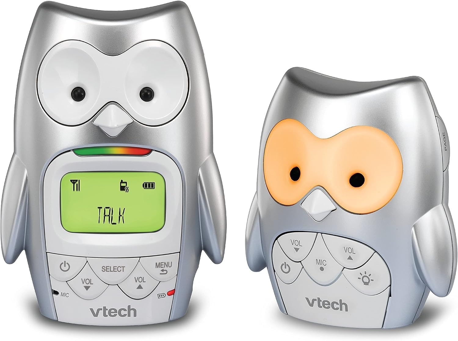 VTech BM2300 Hibou Family Babyphone, Uil, grijs
