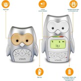 VTech BM2300 Hibou Family Babyphone, Uil, grijs