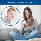 VTech BM2300 Hibou Family Babyphone, Uil, grijs