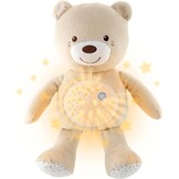 Chicco - First Dreams Teddy Bear - Soft Plush Toy with Night Light - Lighting Effects and Music - From 0+ Months - Pink