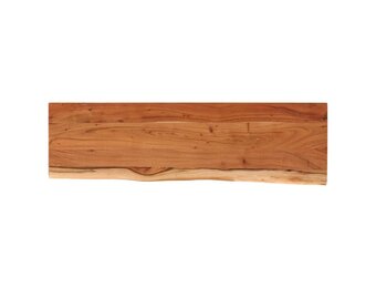 Acaciahouten Wandschap met Natuurlijke Rand - 70 cm - 33% Korting