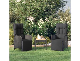 VidaXL Tuinstoelen Verstelbaar met Kussens (2 st.) - 35% Korting