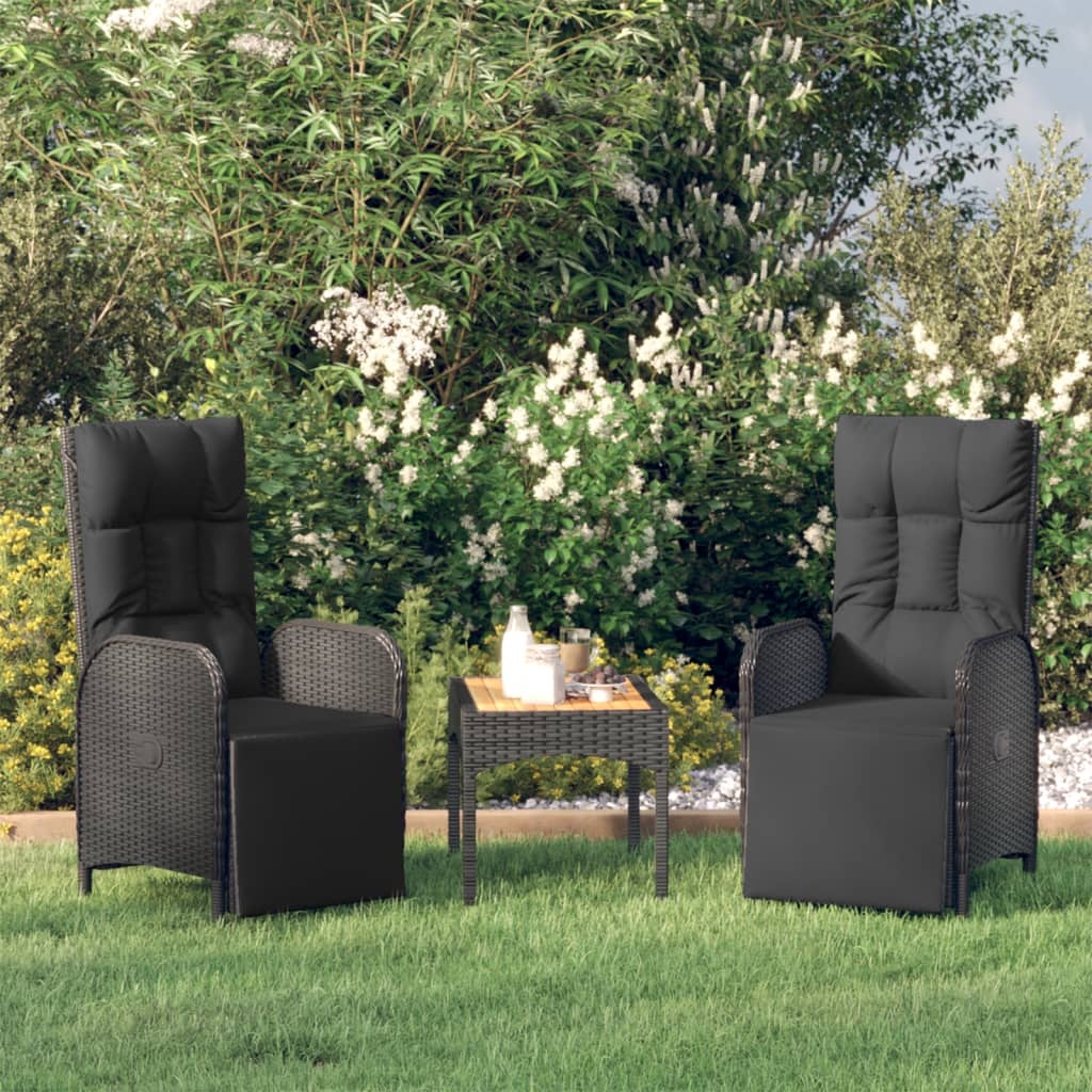 VidaXL Tuinstoelen Verstelbaar met Kussens (2 st.) - 35% Korting