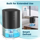 Stille Luchtontvochtiger 990ml met 7-kleurenlicht | 28% Korting