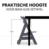 Meegroeiende Kinderstoel Dark Grey - 35% Korting!