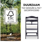 Meegroeiende Kinderstoel Dark Grey - 35% Korting!